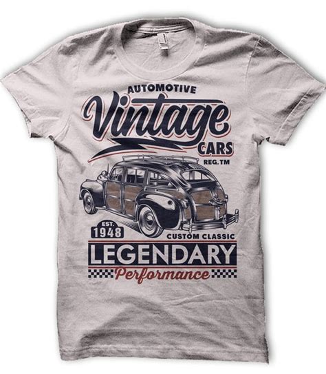 Automotive Vintage Cars T Shirt Design For Purchase Buy T Shirt Designs