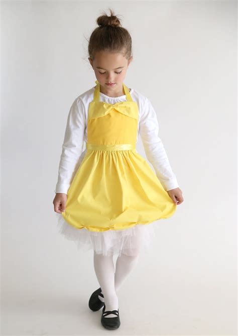 Belle Princess Dress Up Apron Free Sewing Pattern Easy Handmade T