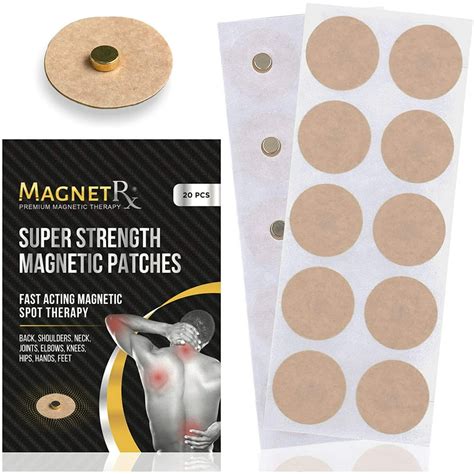Magnetrx® Magnetic Acupressure Patches Ultra Strength Healing Magnets