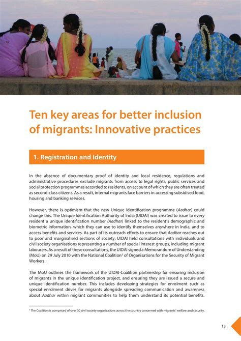 Social Inclusion Of Internal Migrants In India