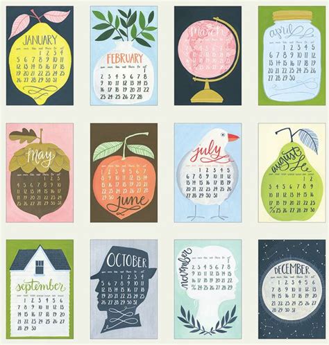 2014 Illustrated Calendar Design Is Literally Everywhere Just Look