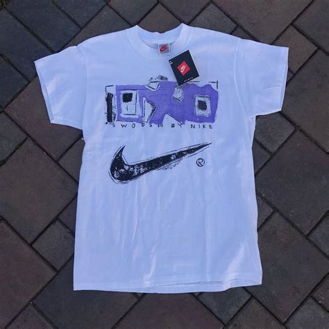 Nike Vintage Nike Deadstock Graphic Tee T Shirt 90s Made In Usa Grailed
