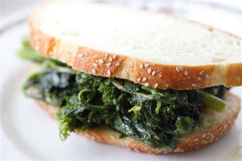 Recipe The Broccoli Rabe Sandwich Made Me Do It Vegan Greenpointers