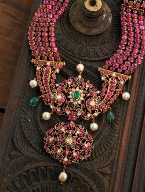 Burmese Ruby Jewellery By Arnav Indian Jewellery Designs South