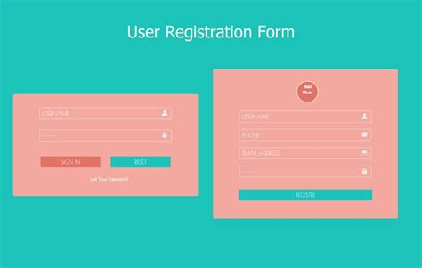 User Registration Forms Responsive Widget Template By W3layouts