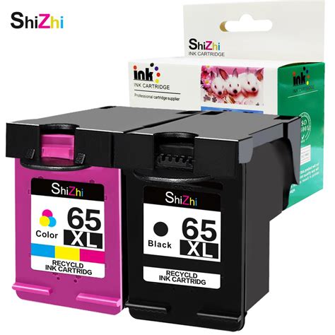 2 Pack For Hp 65 Xl 65xl Black Ink Cartridge For Hp Envy 5055 5052 5058