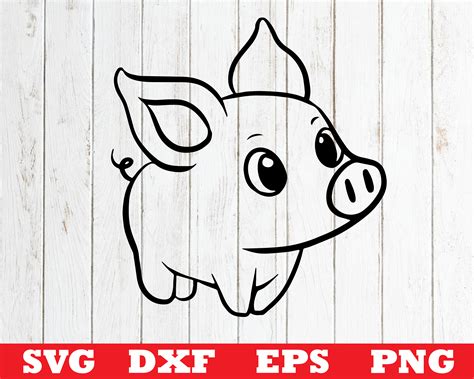 Cricut Vinyl Svg Files For Cricut Cricut Craft Pig Clipart Pig Face