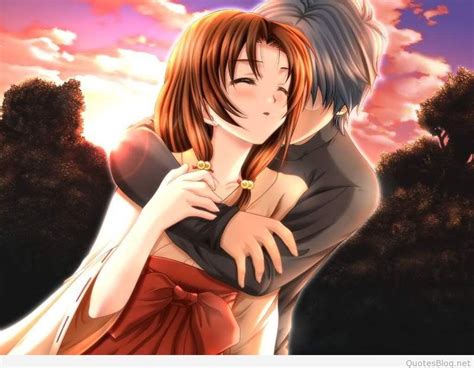 Romantic Anime Hug Wallpapers Wallpaper Cave