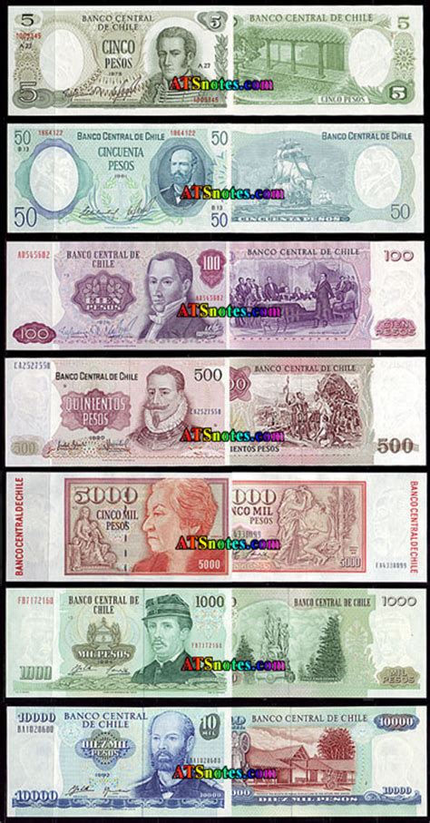 Chile Banknotes Chile Paper Money Catalog And Chilean Currency History