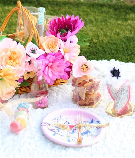 Make Your Own Floral Picnic Basket A Beautiful Mess