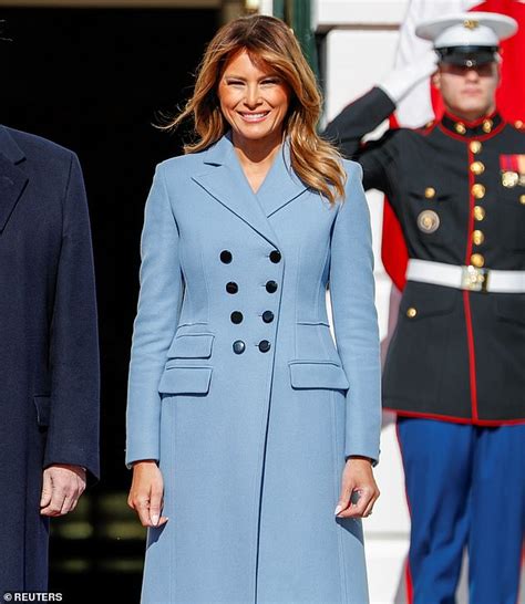 The record to be listed was not found. Melania Trump wears a $2,300 coat to welcome the Turkish president to the White House | Daily ...