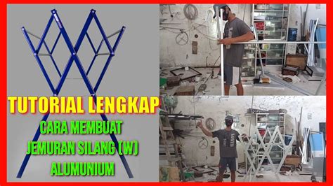 Cara Membuat Jemuran Lipat Silang Lengkap Jelas Jemuran Baju