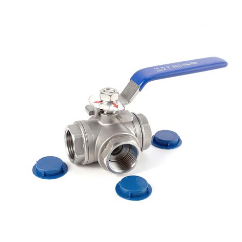 316 Stainless Steel 3 Way Ball Valves With Locking Handle Covna Group