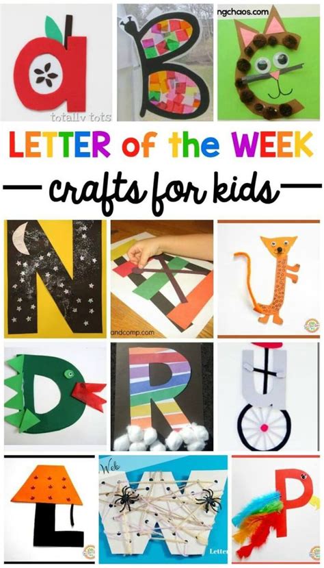 Letter Art Projects For Kids Alphabet Activities Preschool Crafts