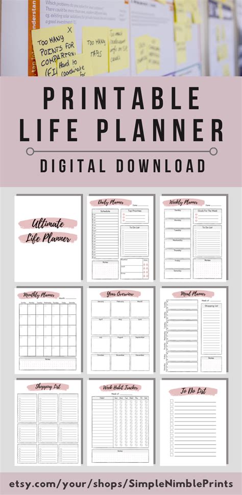 Ultimate Life Planner Life Planner Digital Ultimate Life Binder
