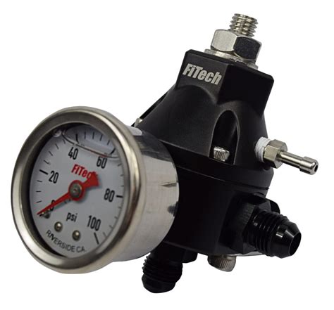 54001 Go Fuel Tight Fit Regulator With Pressure Gauge Fitech Fuel