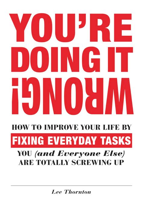Youre Doing It Wrong Ebook By Lee Thornton Official Publisher Page
