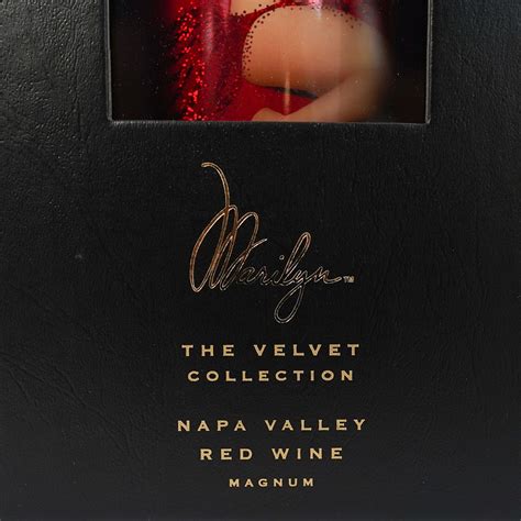 3pcs Marilyn Monroe The Velvet Collection Magnum Wine Bottles Sold