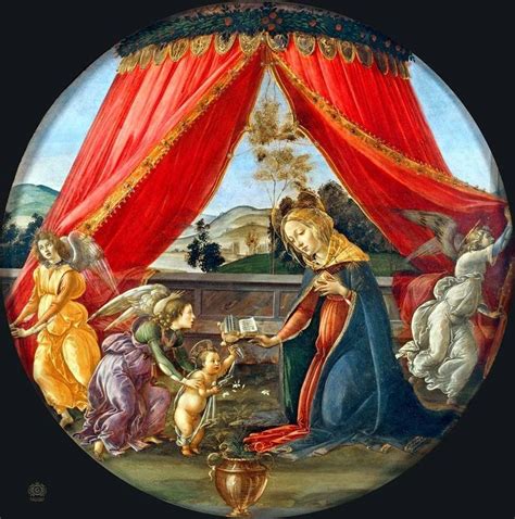 Madonna à Quatre Affiches Madonna Del Padiglione Sandro Botticelli