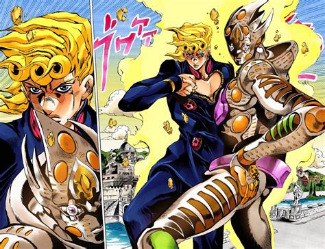 I Made An Animated Manga Panel With Giorno For Part 5 R