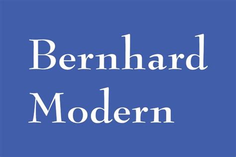 Here's a modern elegant script font. Bernhard Modern - Desktop Font & WebFont - YouWorkForThem
