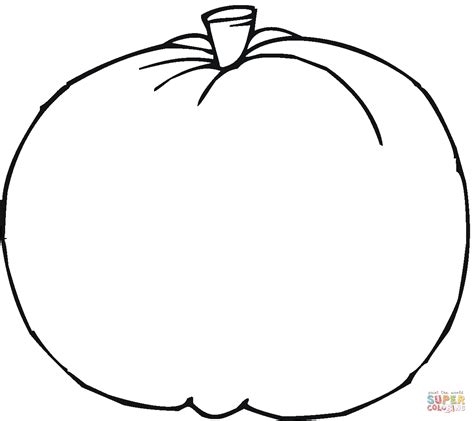 Free printable pumpkin coloring pages for kids. Blank Pumpkin coloring page | Free Printable Coloring Pages