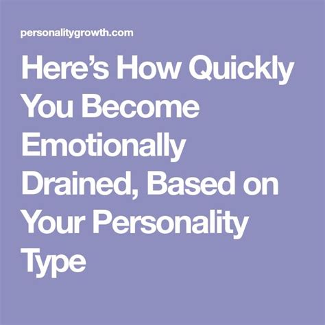 Heres How Quickly You Become Emotionally Drained Based On Your