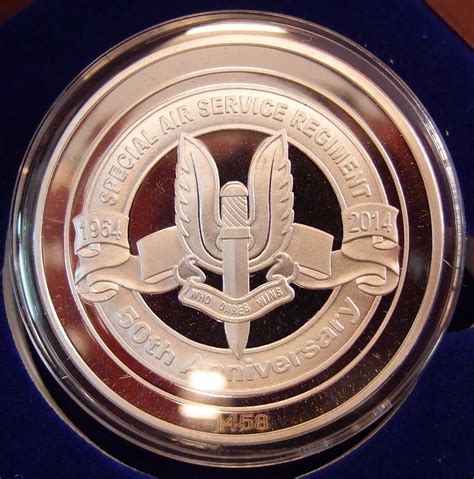 Australian Army Special Air Service Regiment Sasr 50th Anniversary Coin