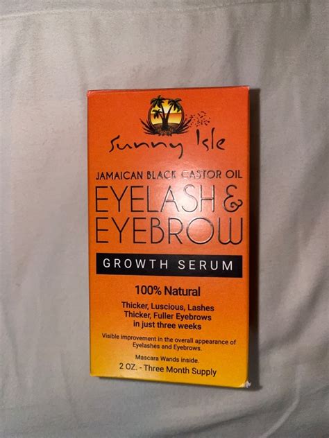 Sunny Isle Jamaican Black Castor Oil Eyelash And Eyebrow Growth Serum