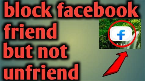 How To Block Facebook Friend But Not Unfriend 100solved 2020 Youtube