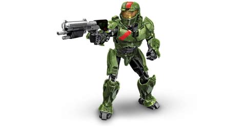 Halo Green Spartan Red Team Mega Construx