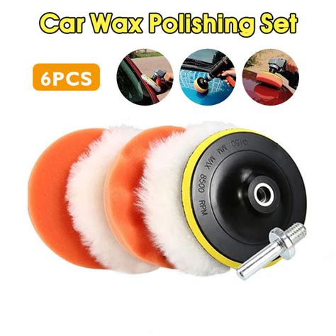 Car Beauty Polishing Waxing Sponge Disc 3 5 Inch 611 Piece Set Of Hand