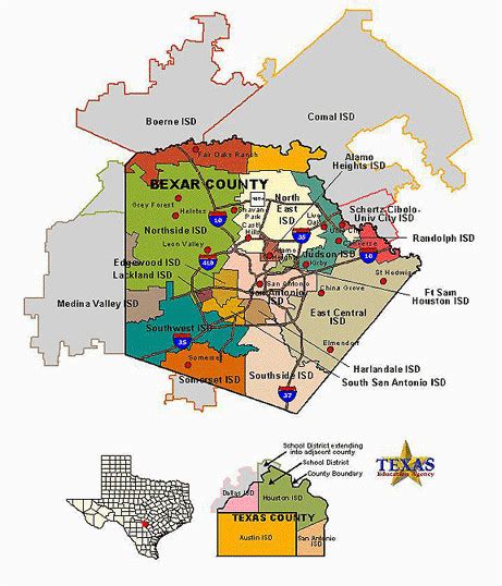 Map Of Texas School Districts Texas School District Maps Business Ideas