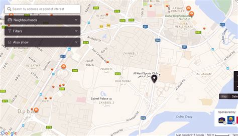 Uae Dubai Metro City Streets Hotels Airport Travel Map Info Ras Al