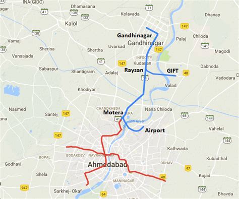 Ahmedabad metro is the 12th metro system in india. Ahmedabad Metro's Phase 2 to Connect Gandhinagar, GIFT ...