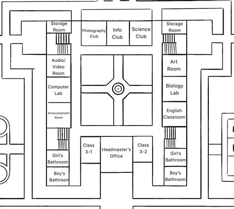 Akademi High School Map 🗺 Yandere Simulator Amino