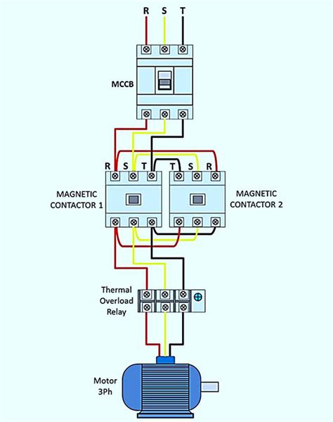 Connection Single Phase Motor Wiring Diagram Talk To Reverse Home