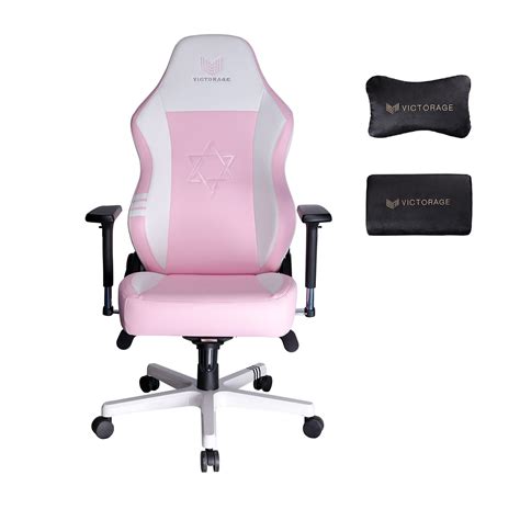 Victorage Premium Pu Leather Computer Gaming Chair Home Chair Pink