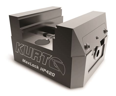 Kurt Introduces Self Centering Maxlock Hp420 5 Axis Vises Available