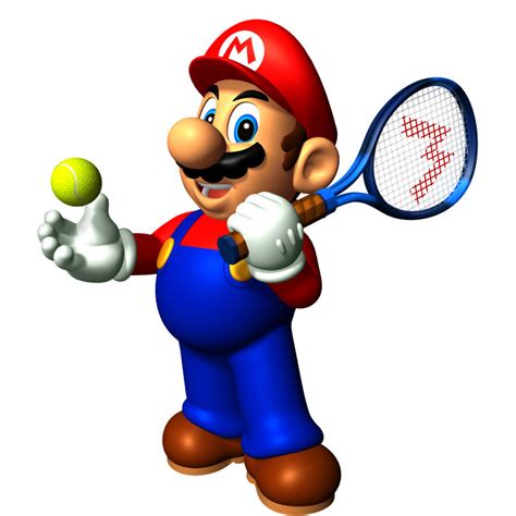 Mario Power Tennis 2004 Promotional Art Mobygames