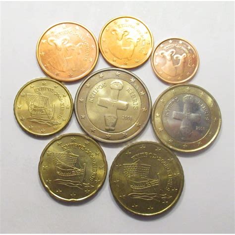 Cyprus Euro Coin Set 2008
