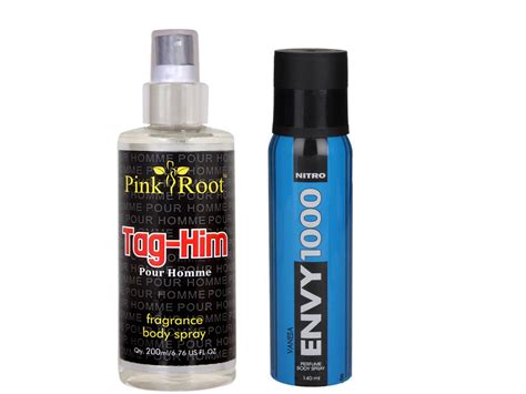 Buy Envy Nitro Perfume Body Spray 120ml And Pink Root Tag Him Pour