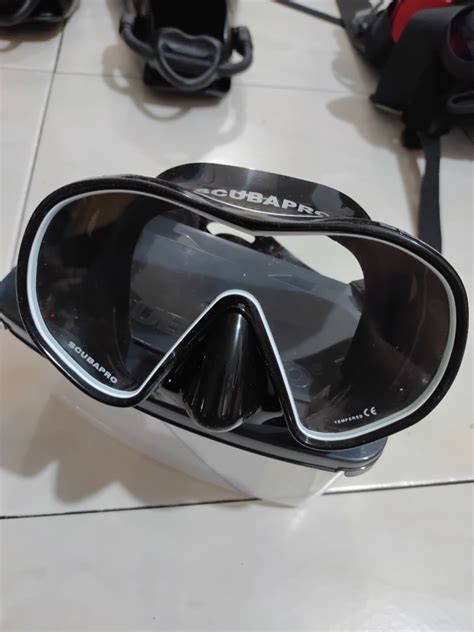 極新淨scubapro Solo Mask 潛水面鏡 運動產品 其他運動產品 Carousell