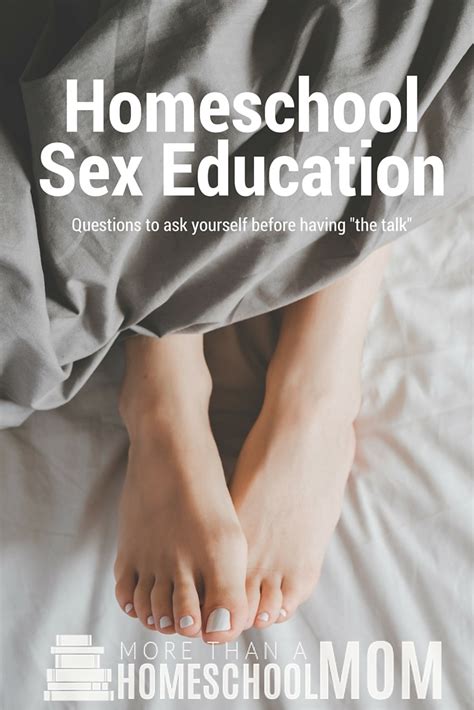 Homeschool And Sex Education