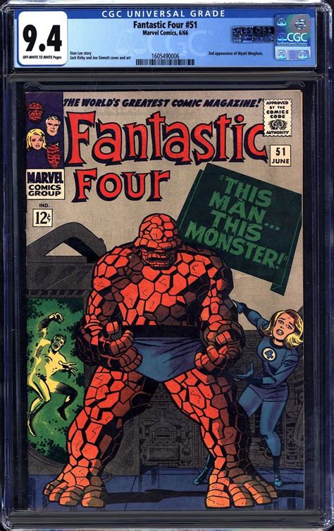 Fantastic Four 51 Cgc Copy On Auction At Comicconnect