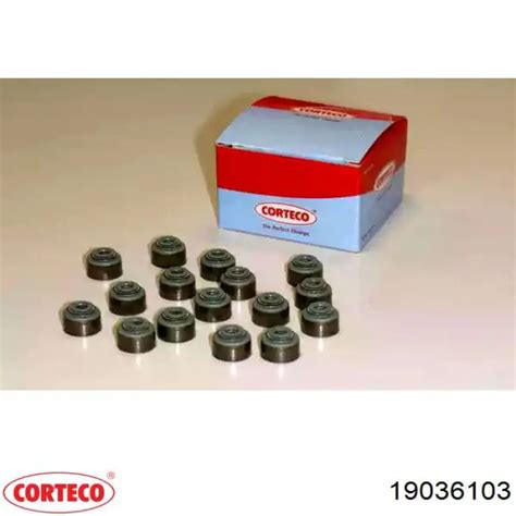 19036103 Corteco сальник клапана маслосъемный впуск выпуск комплект на