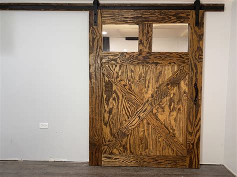 This Door Is Made Out Of 100 Plywood And Has Acoustic Panels On The