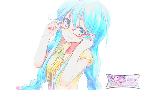 Cute Anime Blue Haired Girl Extracted Bycielly By Ciellyphantomhive On