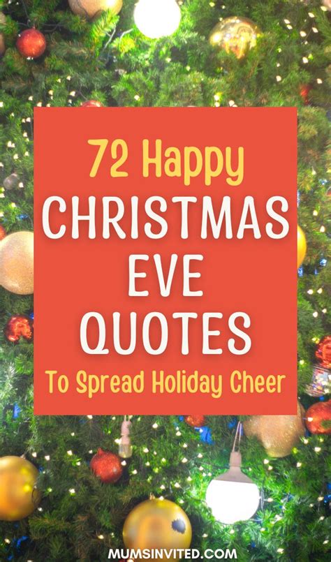 72 Christmas Eve Quotes To Share With Your Loved Ones 2023 Mums Invited