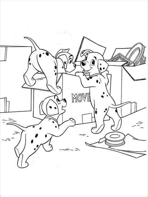 101 Dalmatians coloring pages. Download and print 101 Dalmatians